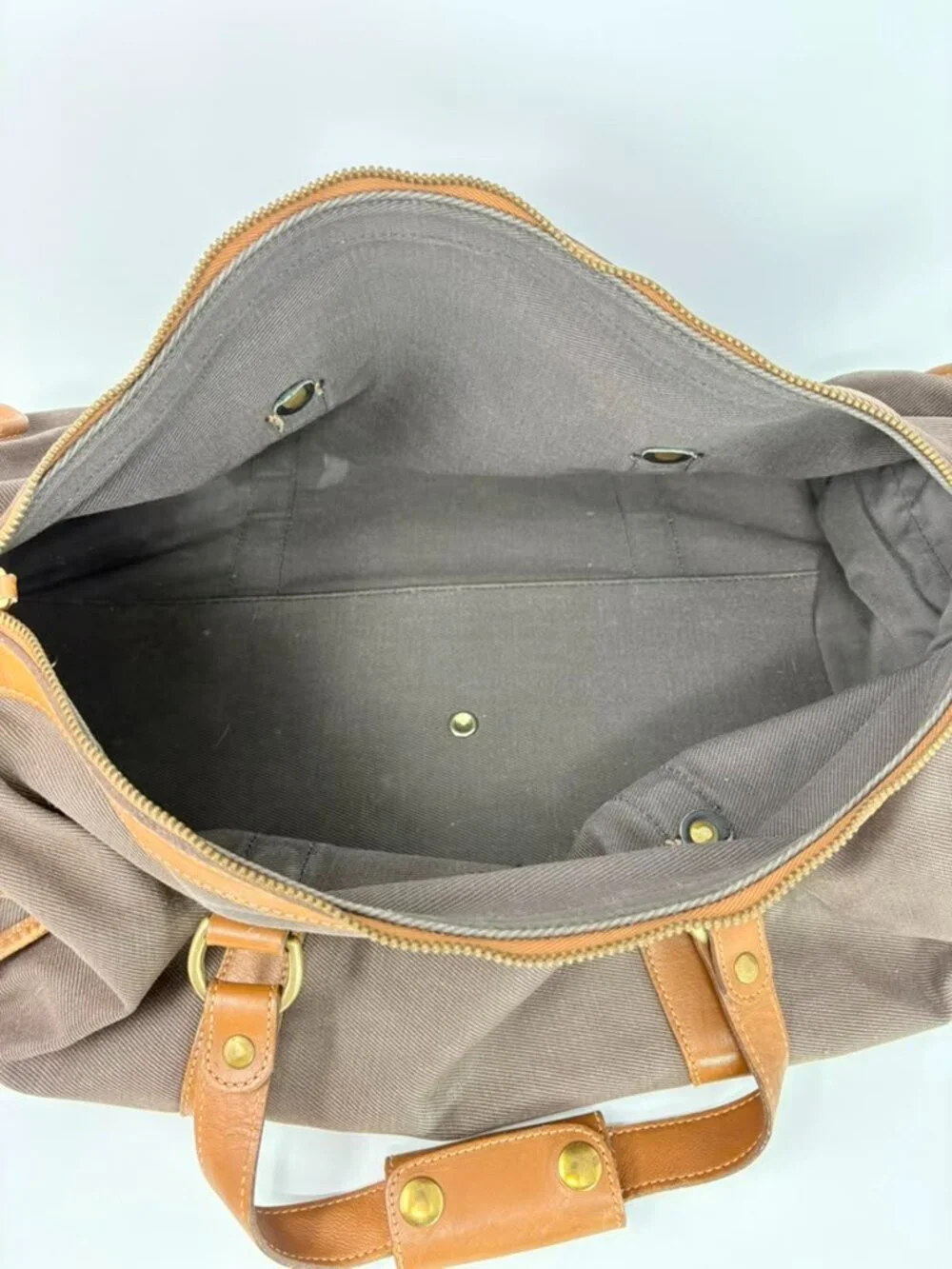 Vintage Ghurka No. 47 Cargo II Duffel Bag Canvas Leather Marley Hodgson USA